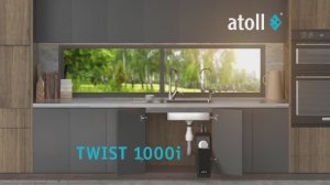 Atoll TWIST 1000i - Прямоточная система обратного осмоса с умным краном.