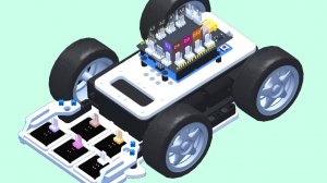 Кулибин - Движение по линии (Python, 5 датчиков цвета)