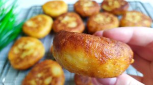 Картофельные пончики хрустящие снаружи, мягкие внутри🍩