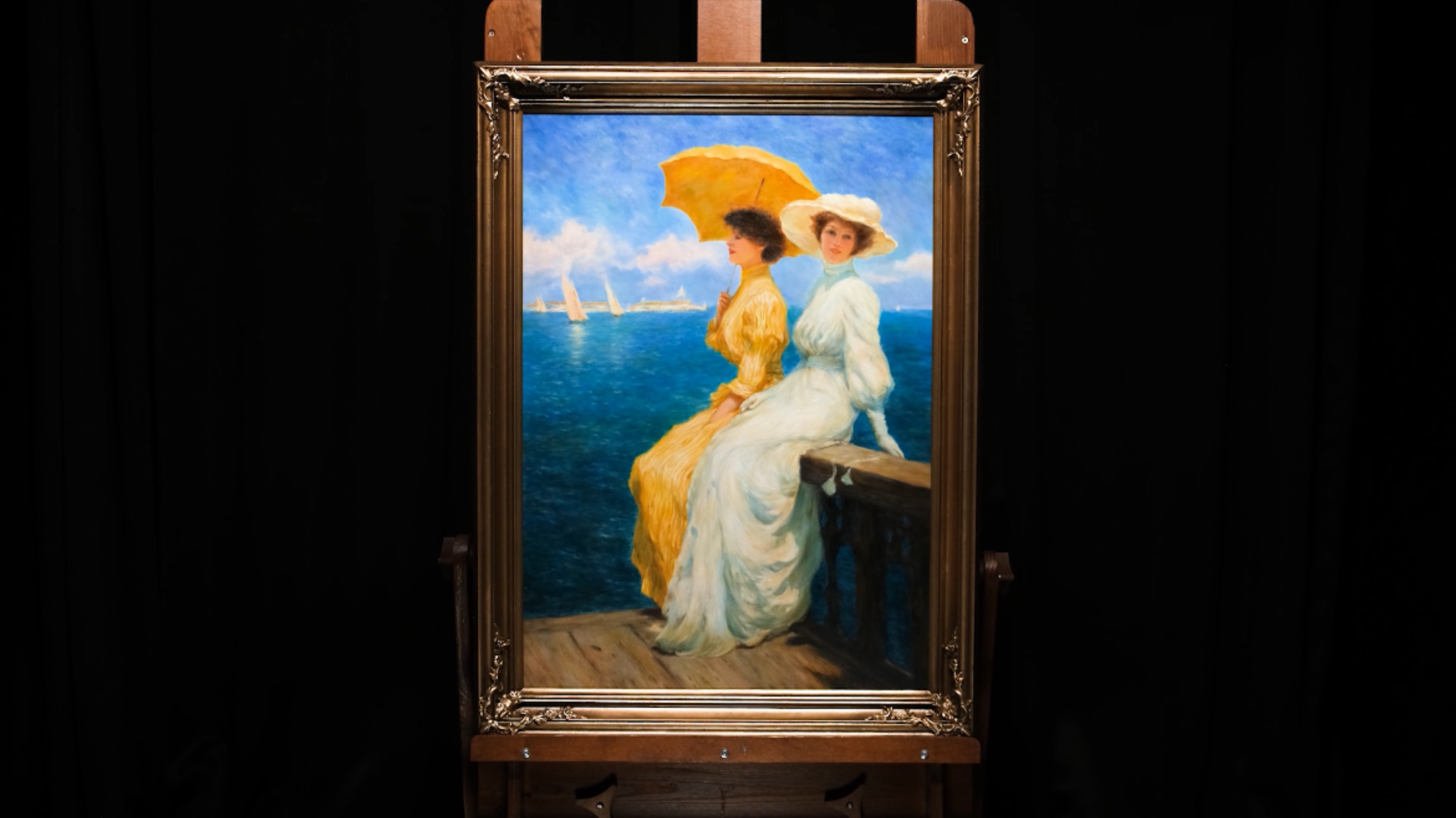 Чарльз Карран "Дамы с зонтиком" смотреть онлайн