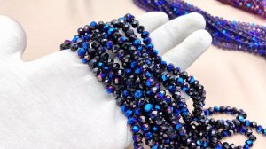 Новинки стеклянные рондели 6х5мм