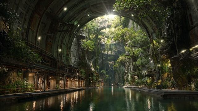 Fallout Ambience Abandoned Vault – Dark Sci-Fi Ambient Music for Focus  4K