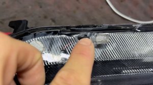 Kia Optima GT led - ремонт фар, ремонт дхо, замена штатных led линз на диодные Expression Drive
