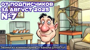 От подписчиков №7 (август 2025) [разговоры с мошенниками | фрод рулетка | антимошенники]