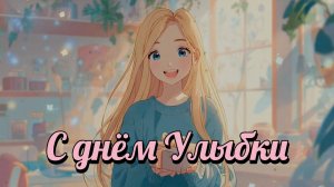 С Днём Улыбки! Музыкальная открытка с пожеланиями радости, добра и счастья!