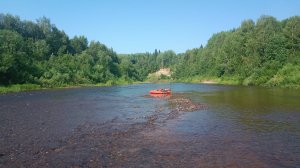 Сплав по Суле. Часть 21: Сула от Усть-Омзы до избы 64.774549 48.279436.