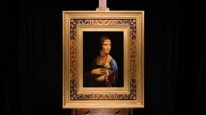 Леонардо да Винчи "Дама с горностаем"