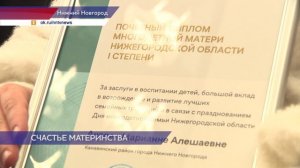 Многодетных матерей наградили в Нижегородской области