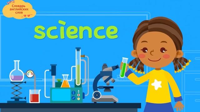 Словарь английских слов "Школа, школьные принадлежности и предметы" смотреть онлайн