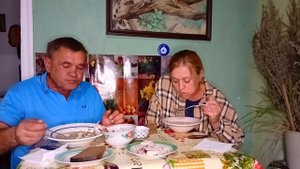 Жизнь в деревне. Наш сытный ужин