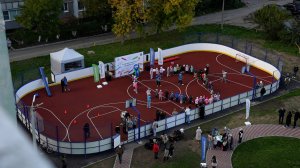 Открытие спортивной площадки