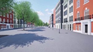 Визуальное пространство Института бизнеса и дизайна, основанное на концепции Человек-паук