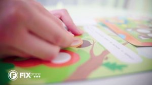 Серия развивающих книг с наклейками | FIX PRICE