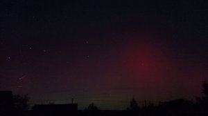 Полярное сияние в небе над Сосновкой (29-30 сентября 2025 года)