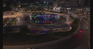 Ashkelon lights fountain