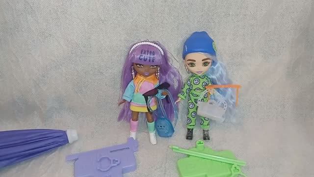 Обзор на Две Барби Экстра Минис - Barbie Extra Minis