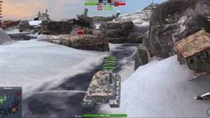 Играю в Tanks Blitz - Фармим серебро. Бой на немецком премиум танке ТТ 8 уровня Löwe