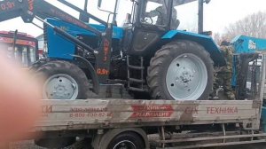 Отгрузка трактора покупателю в г. Омск