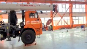 Взвешивание автокрана 43118 32 т 31 м