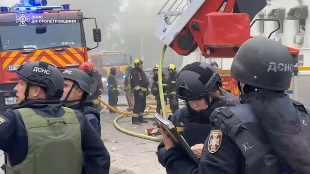 Видео-обзор места прилета Герани по колл-центру в Днепропетровске.