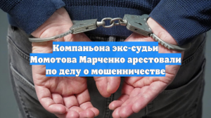 Компаньона экс-судьи Момотова Марченко арестовали по делу о мошенничестве