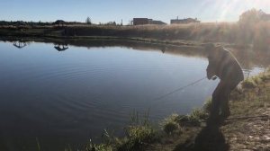 поимка форели на донку