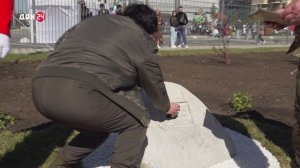 Открытие сквера в Батайске