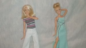 Обзор на одежду для Барби от Вивна-Viana Кофта и белые брюки+обувь в подарок