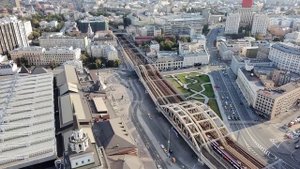 Реконструкция Ленинградского вокзала и Комсомольская площадь