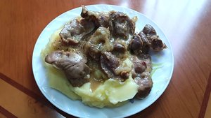 Рецепт вкусного ужина. Очень вкусные куриные желудочки.