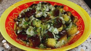 Рецепт вкусной закуски. Маринованные Баклажаны - быстрого приготовления.