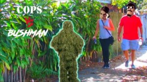 BUSHMAN SCARES UNDERCOVER COPS