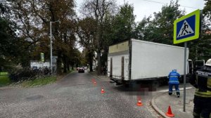 Грузовик насмерть сбил ребенка на переходе в Калининграде