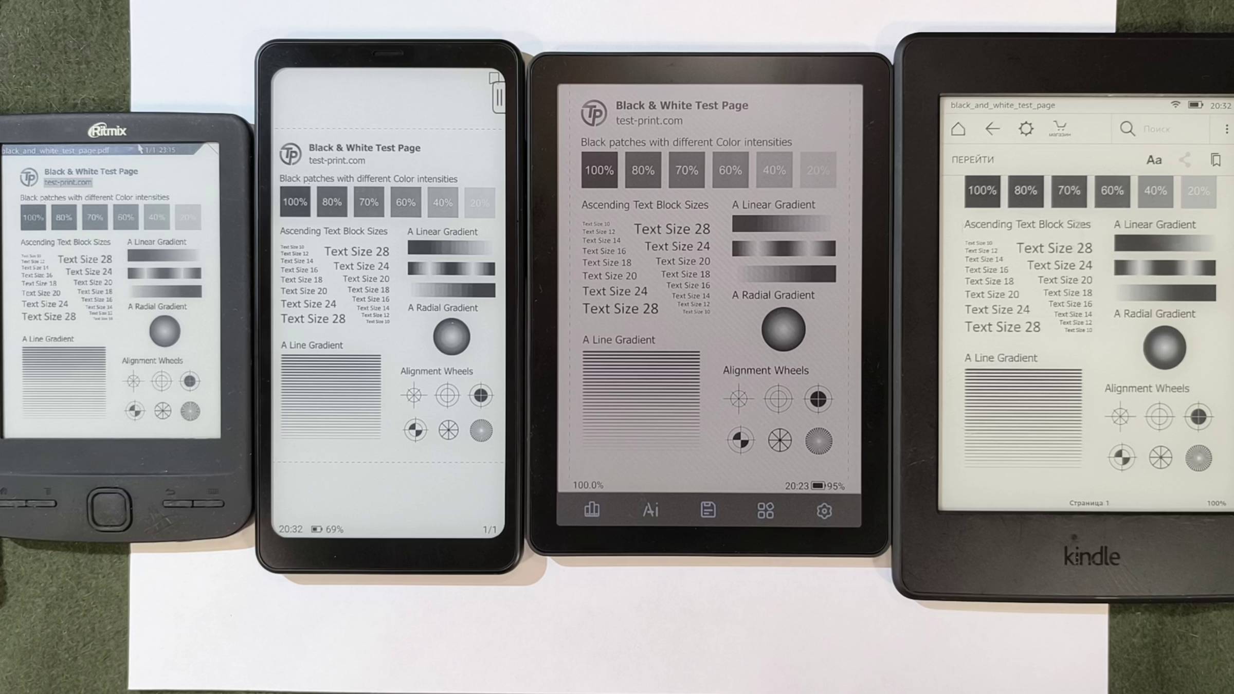 Bigme B6 Color обзор и сравнение цветного E-ink ридера