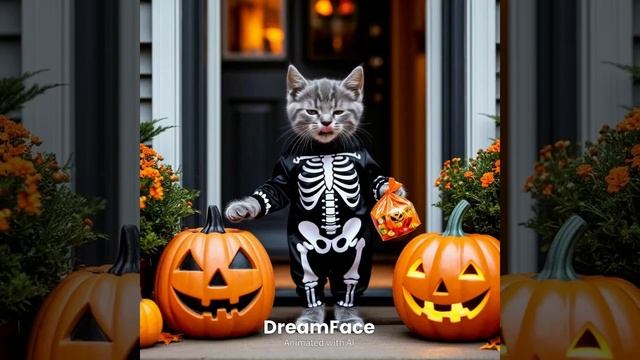 Кот на хеллоуин смотреть онлайн