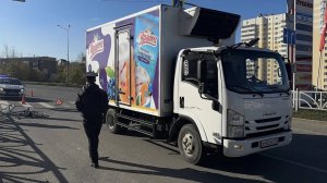 Автомобиль сбил велосипедиста на пешеходном переходе