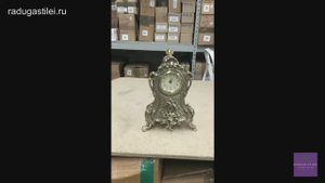 Часы настольные золотые Клеопатра