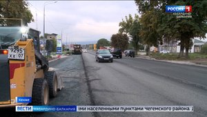 В Кенже идет масштабный ремонт улицы Каменской