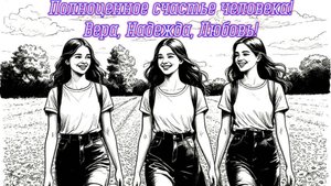 Полноценное счастье человека!Вера, Надежда, Любовь! Премьера песни!