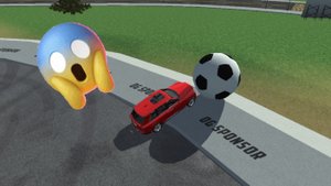 Я выкатил этот мяч в симулятор автомобиля 2| ДимА4 Car Simulator 2!