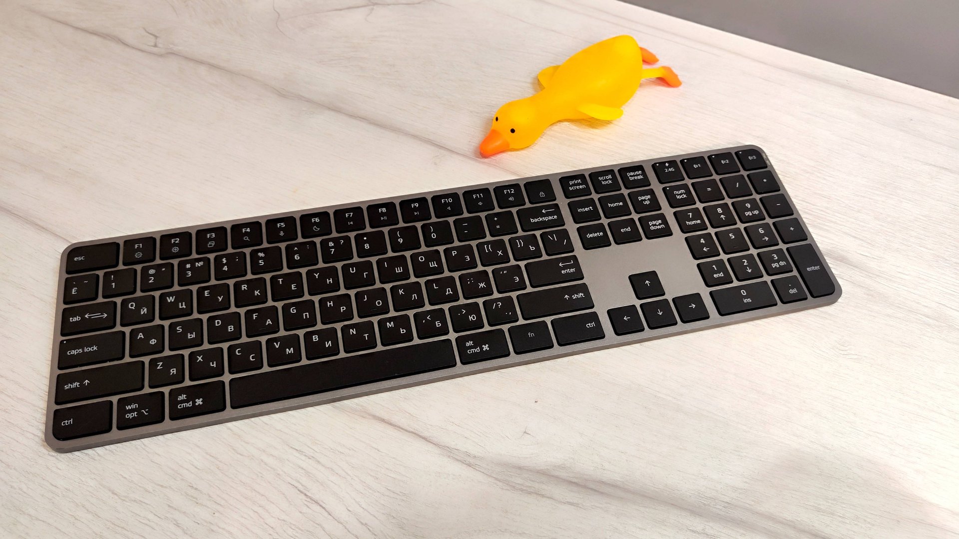 Беспроводная клавиатура KEYRON Capella — демонстрация печати смотреть онлайн