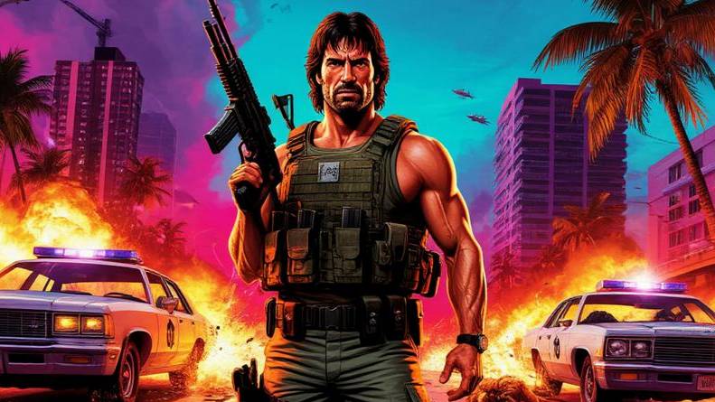 Мой мод - суперпулемёт GTA Vice City Nextgen Edition 101