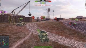 Играю в Tanks Blitz - Бой на французской ПТ-САУ 5 уровня S35 CA