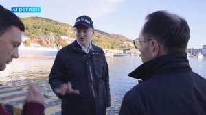 ХОД РАБОТ ПО ПРЕОБРАЖЕНИЮ ТЕРРИТОРИИ БЫВШЕГО ЗАВОДА «ФРЕЗА» ПРОВЕРИЛ ГЛАВА КАМЧАТКИ • НОВОСТИ