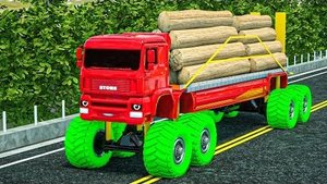 Гигантский КАМАЗ Преодолевает Гигантскую Яму С Автомобилями 🚒 🚔 - Гигантский Камаз попал в аварию