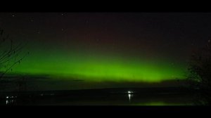 Северное сияние в Богучанах. 29-30 сентября 2025 г.
