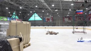 В Пойковском ремонтируют ледовую арену