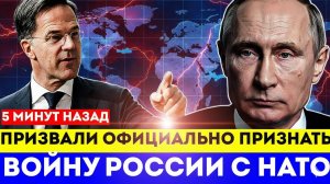 СРОЧНО! Призвали официально признать войну России с НАТО. Началось