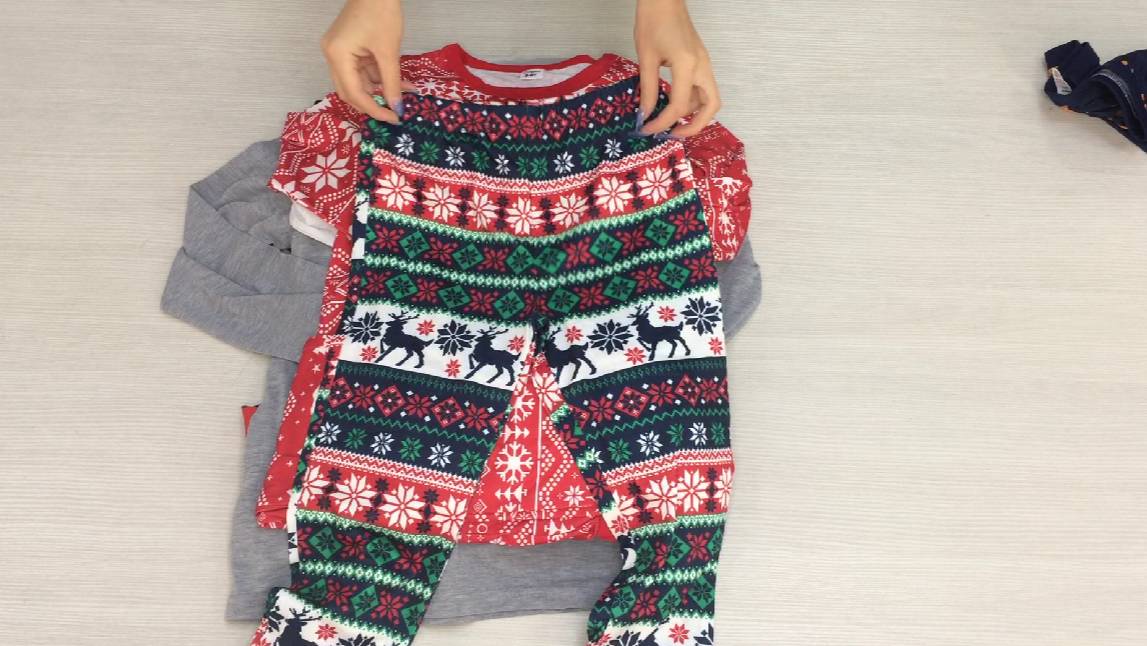 стд56п. Пижамы детские Новый Год сток