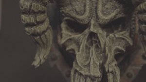 Череп демона в cтиле Doom The Dark Ages